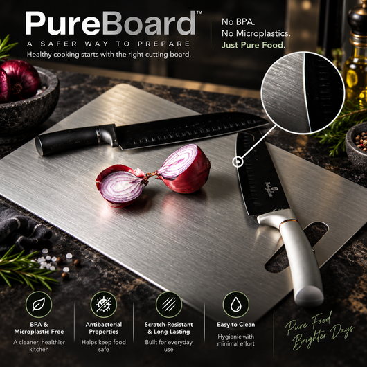 BPA-Free Titanium Cutting Board