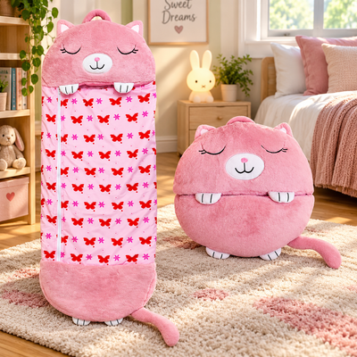 Kids Animal Plush Sleeping Bag