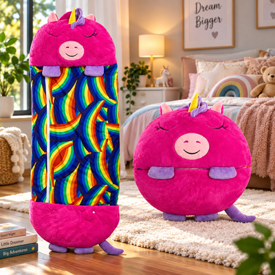 Kids Animal Plush Sleeping Bag