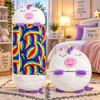 Kids Animal Plush Sleeping Bag