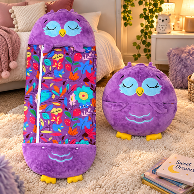Kids Animal Plush Sleeping Bag