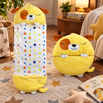 Kids Animal Plush Sleeping Bag