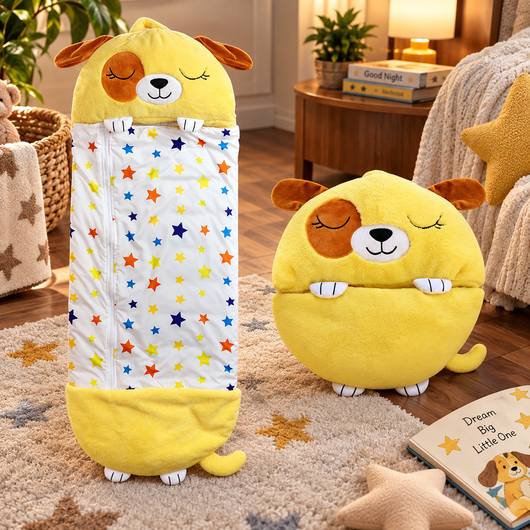 Kids Animal Plush Sleeping Bag