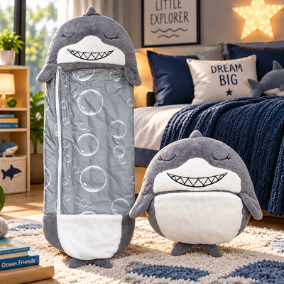 Kids Animal Plush Sleeping Bag