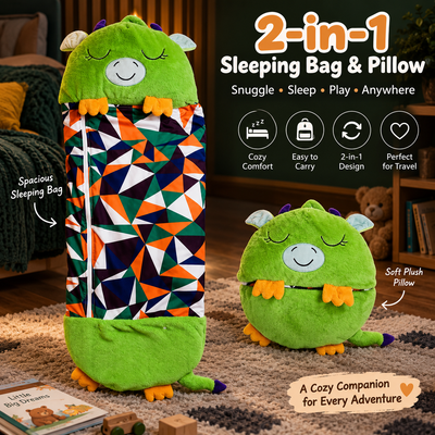 Kids Animal Plush Sleeping Bag