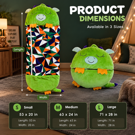 Kids Animal Plush Sleeping Bag