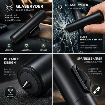 Car Window Breaker and Seat Belt Cutter