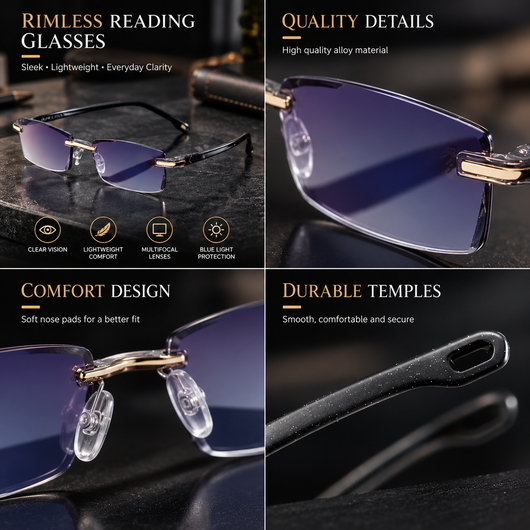 Unbreakable Multifocal Reading Glasses