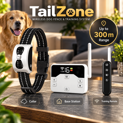 Wireless Dog Fence with Training Collar
