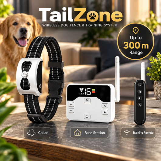 Wireless Dog Fence with Training Collar