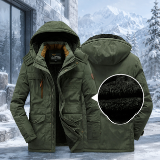 Quilted Mid Length Winter Parka