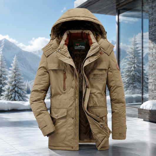 Quilted Mid Length Winter Parka