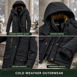 Quilted Mid Length Winter Parka
