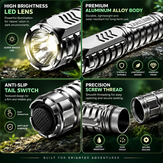 Rechargeable LED Pocket Flashlight