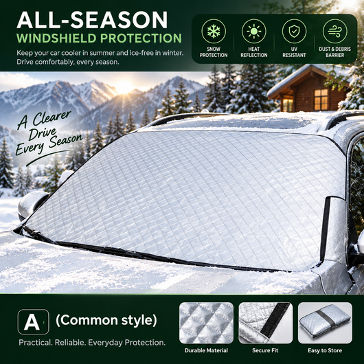 Magnetic Windshield Snow Cover