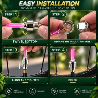 LED Valve Cap Wheel Lights