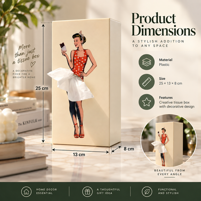 Dancing Skirt Tissue Box