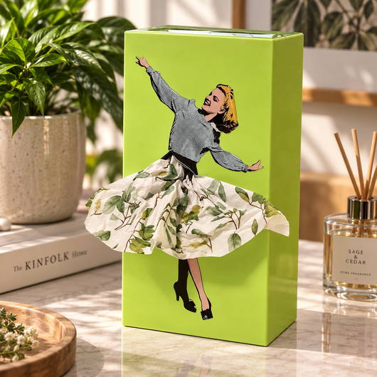 Dancing Skirt Tissue Box