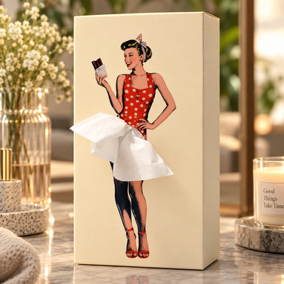 Dancing Skirt Tissue Box
