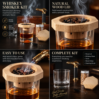 Cocktail and Whiskey Smoker Kit