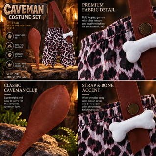 Kids Caveman Costume with Club