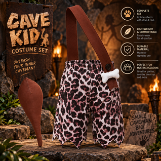 Kids Caveman Costume with Club