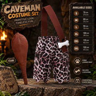Kids Caveman Costume with Club