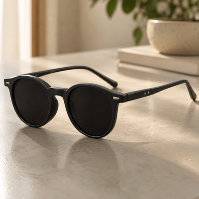 Round Tortoiseshell Sunglasses