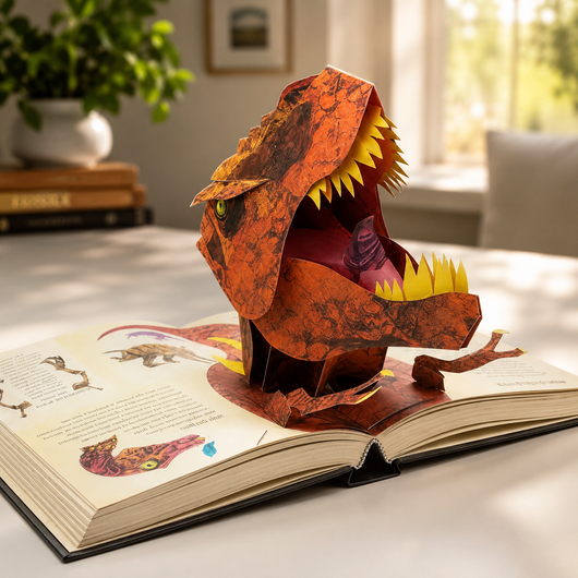 3D Dinosaur Pop-Up Book