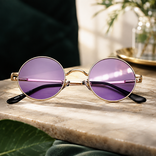 Retro Round Polarized Sunglasses