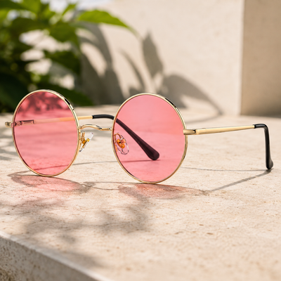 Retro Round Polarized Sunglasses