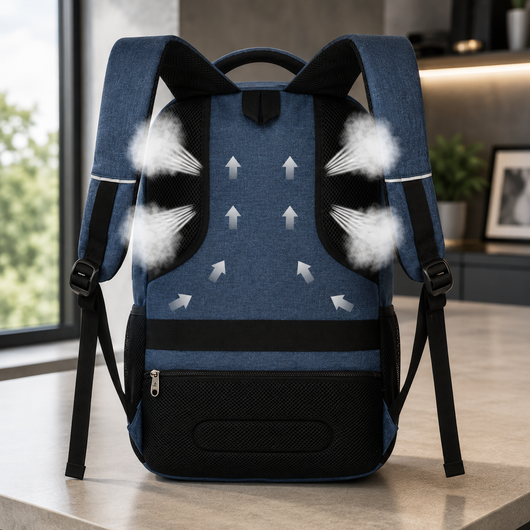 Slim Anti-Theft Laptop Backpack with USB Charging Port