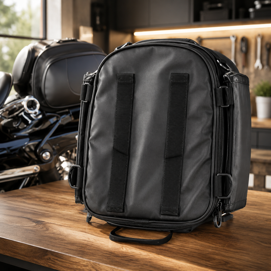 Expandable Motorcycle Tail Bag
