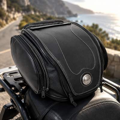 Expandable Motorcycle Tail Bag