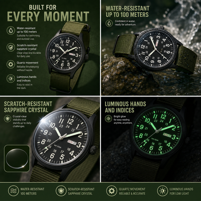 Outdoor Field Watch for Men