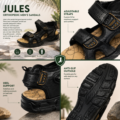 Jules Adjustable Walking Sandal