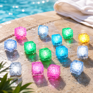 Light-Up Bath Cubes for Kids