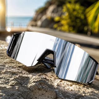 Wide Lens Cycling Sunglasses