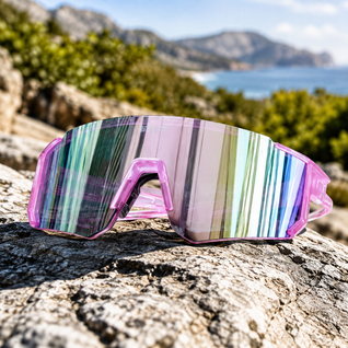 Wide Lens Cycling Sunglasses