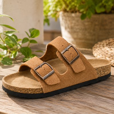 Adjustable Two-Strap Comfort Sandals