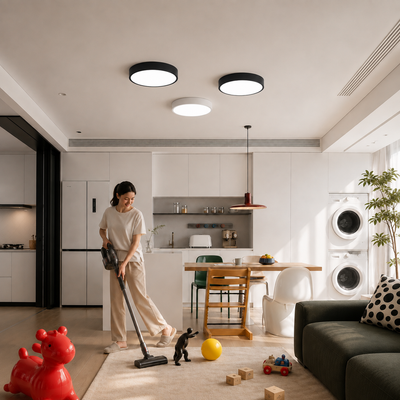 Nordic Wooden LED Ceiling Light