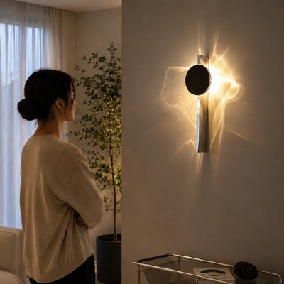 Ripple Rotating Wall Lamp