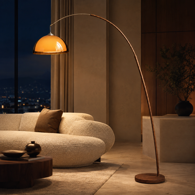 Odessa Acrylic Dome Floor Lamp