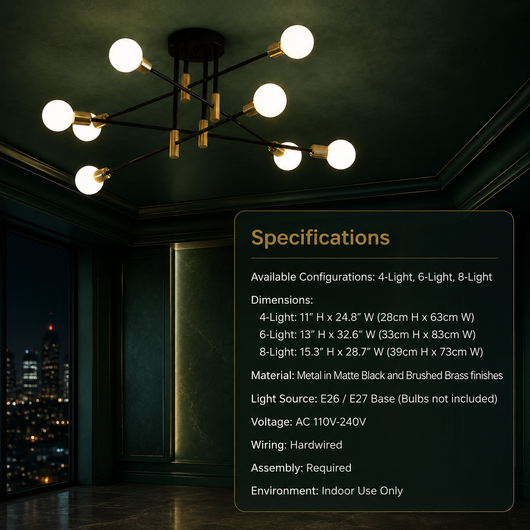 Axon Sputnik Ceiling Light