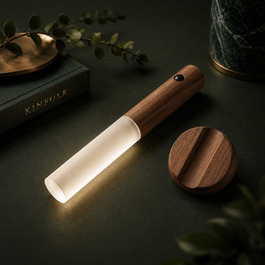 Wooden Motion Sensor Wall Light