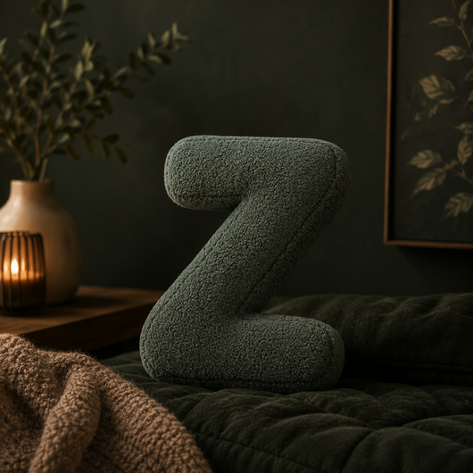 Velvet Letter Pillow A to Z