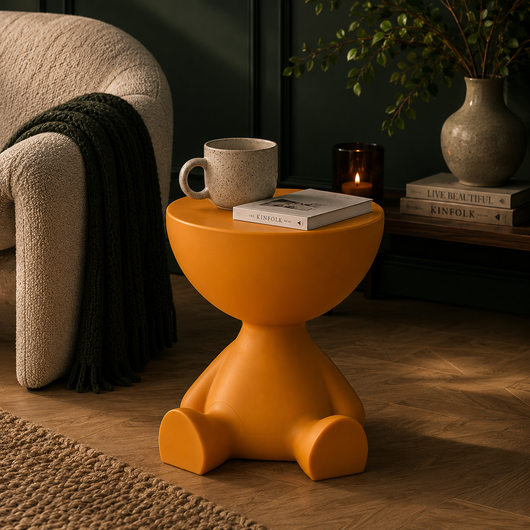 Ylix Round Pedestal Side Table