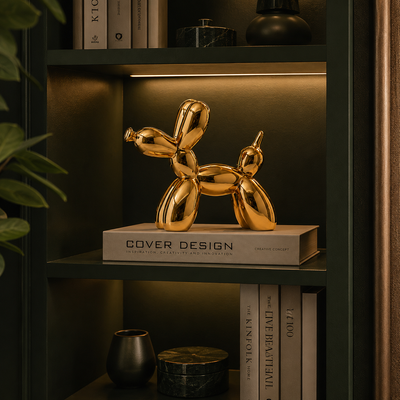 Nyxis Ceramic Balloon Dog Statue