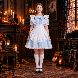 Ruffled Maid Dress Costume Set