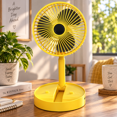Foldable Telescopic Desk Fan